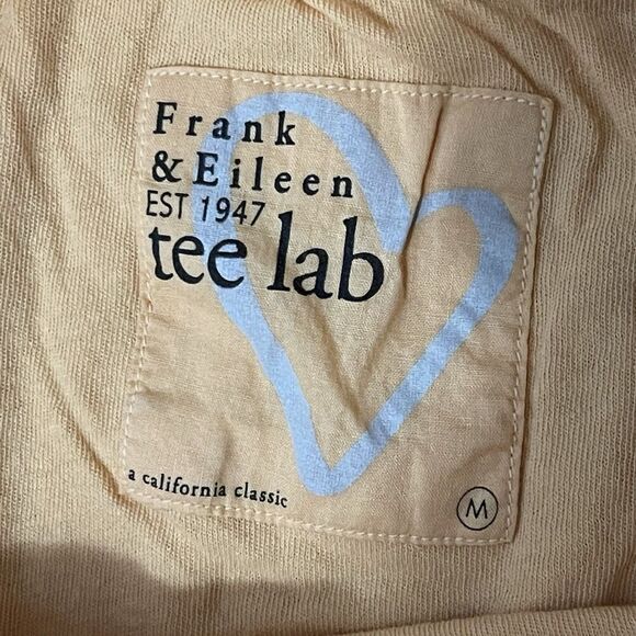 FRANK & EILEEN Tee Lab Asymmetrical Skirt Medium Orange Peach NEW Lined Casual - Picture 7 of 8